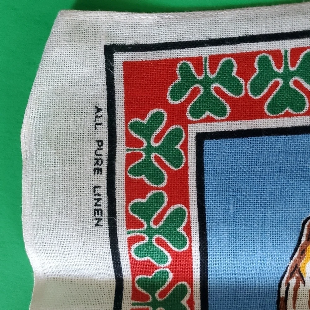 Irish Linen Recipe Towel